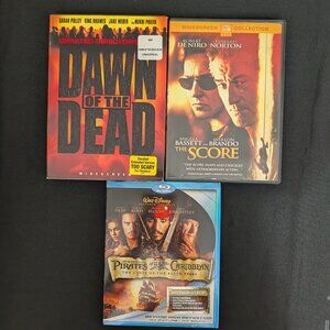 Dawn Of The Dead, The Score, Pirates Of The Caribbean The Curse Of Black Pearl